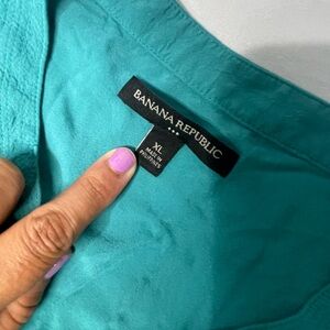 Banana Republic Turquoise Blouse